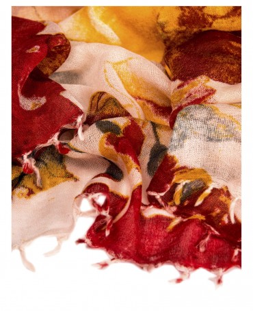 Палантин Женский W40-PORTE.FLEUR/PECHE